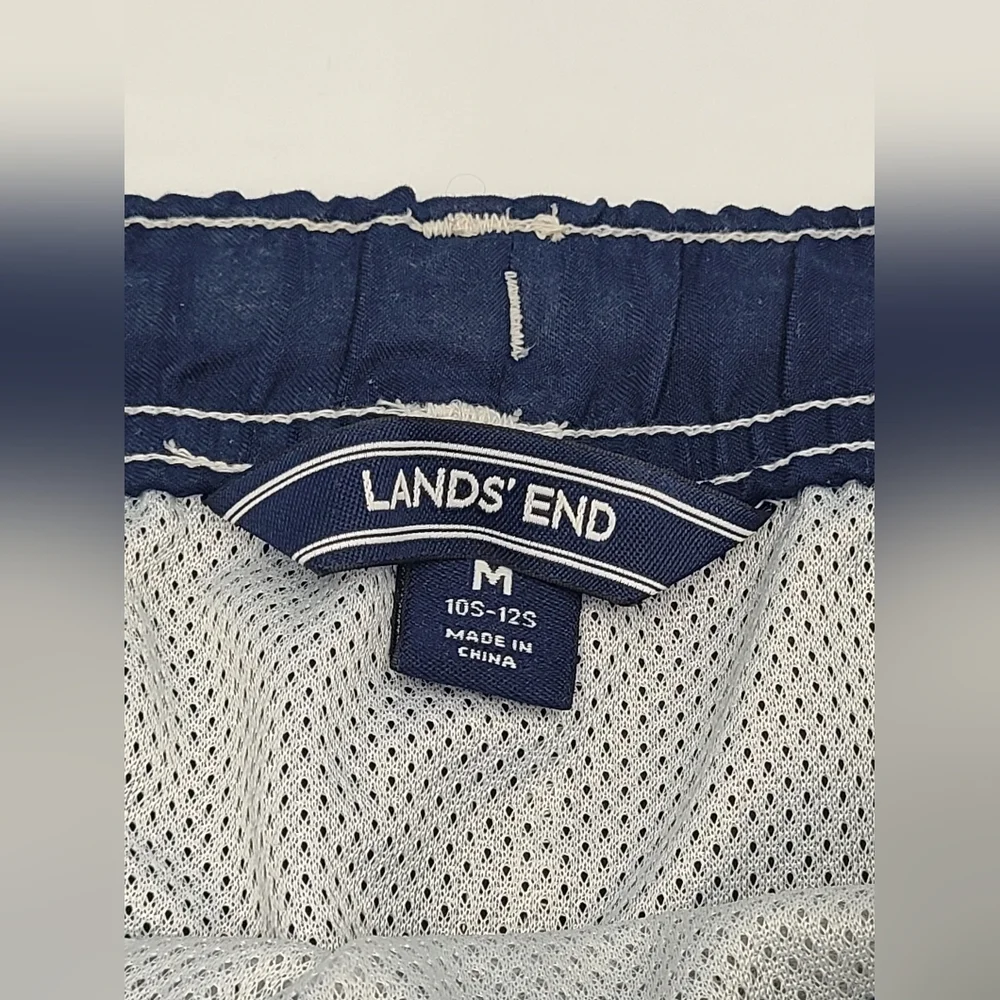 Lands' End boys' rashguard and swim trunks size M
